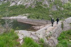 Overløpsdam Valedalen.