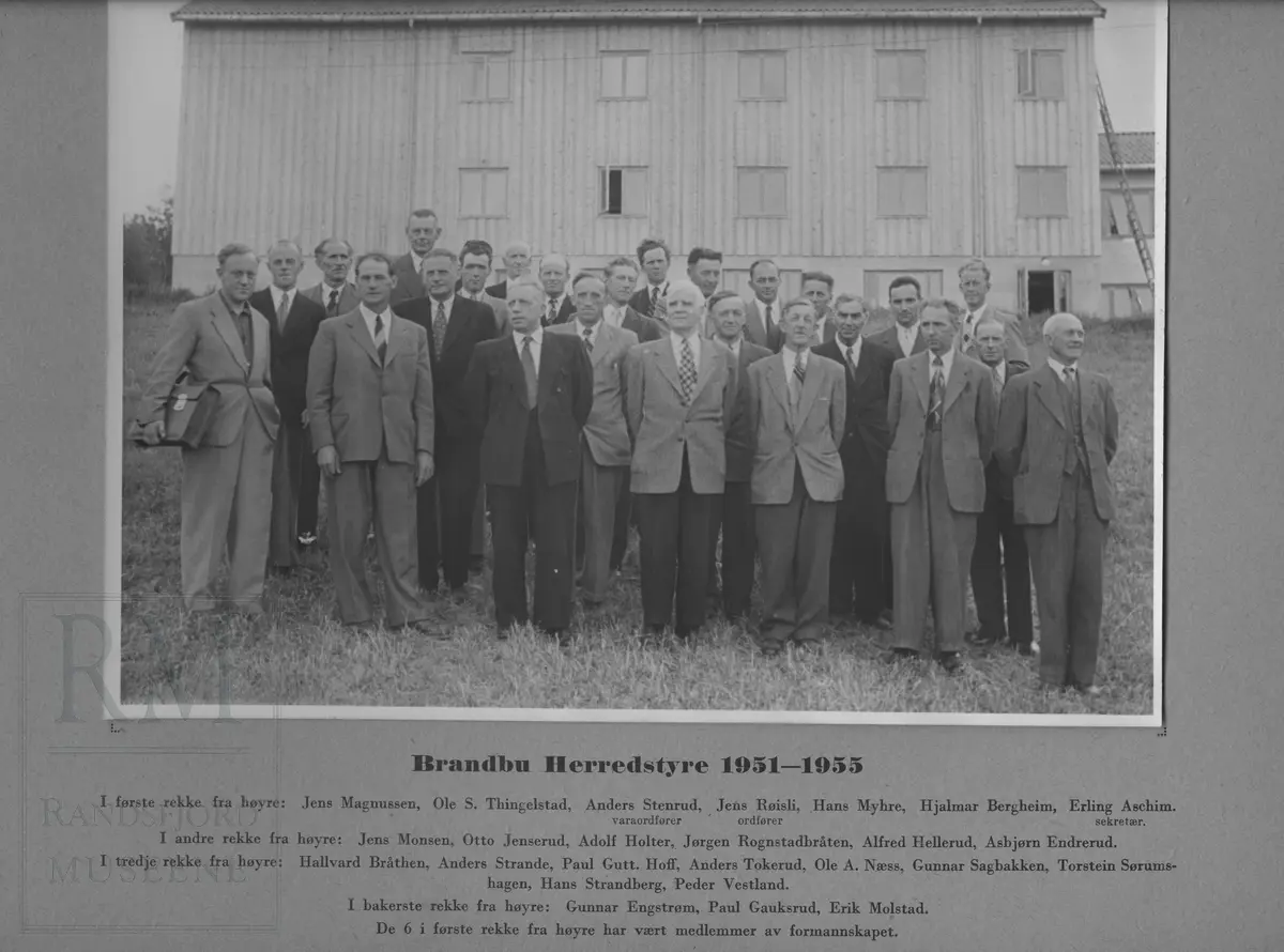 Brandbu Herredstyre 1951-1955