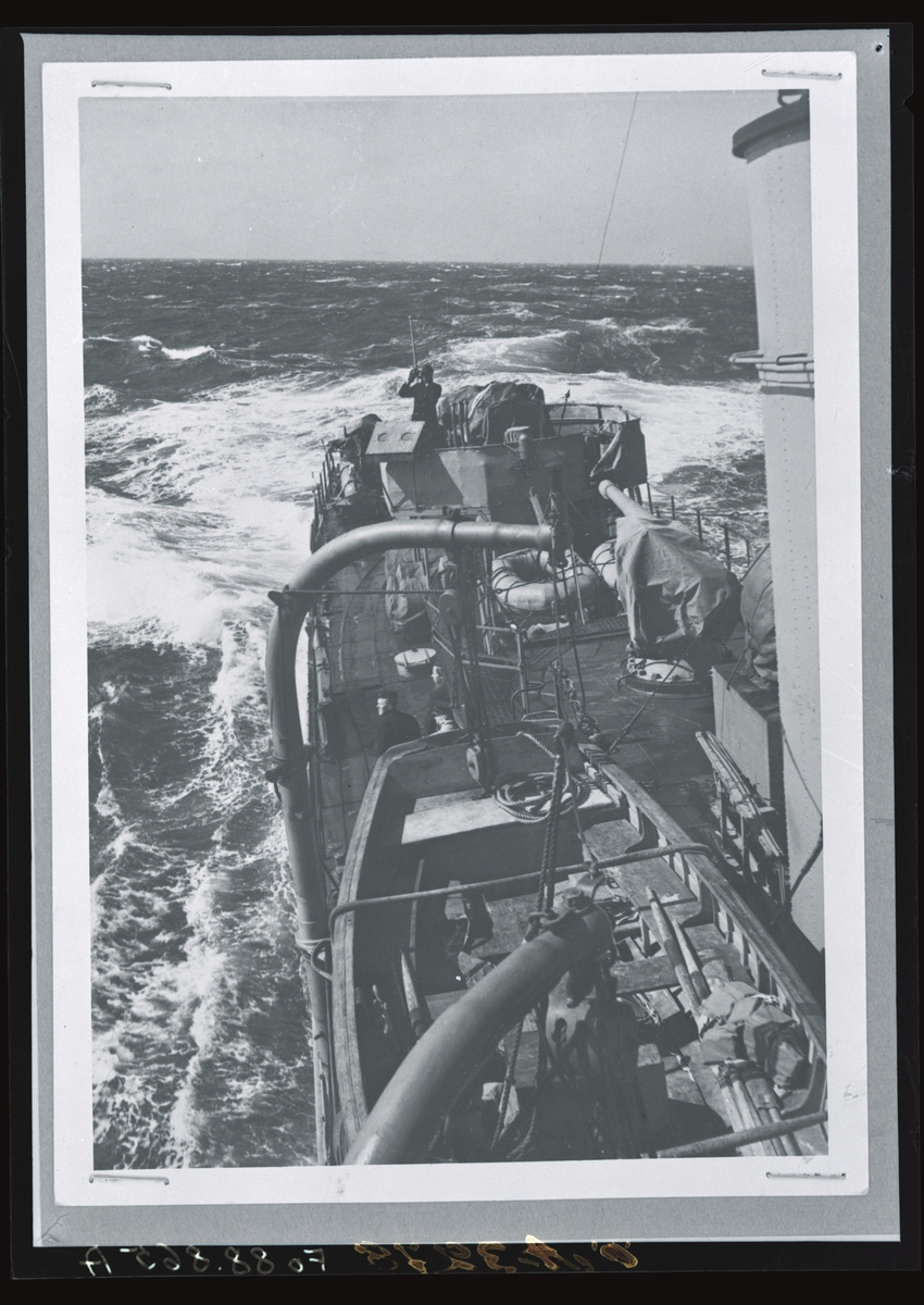 Minsvepare under gång i Kustflottan 1943.