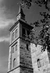 Utsjok Kirketårn. Utsjok-tur, Finland. Fotografert i august 