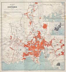 Kart over Kristiania, Solem 1875 [kart]