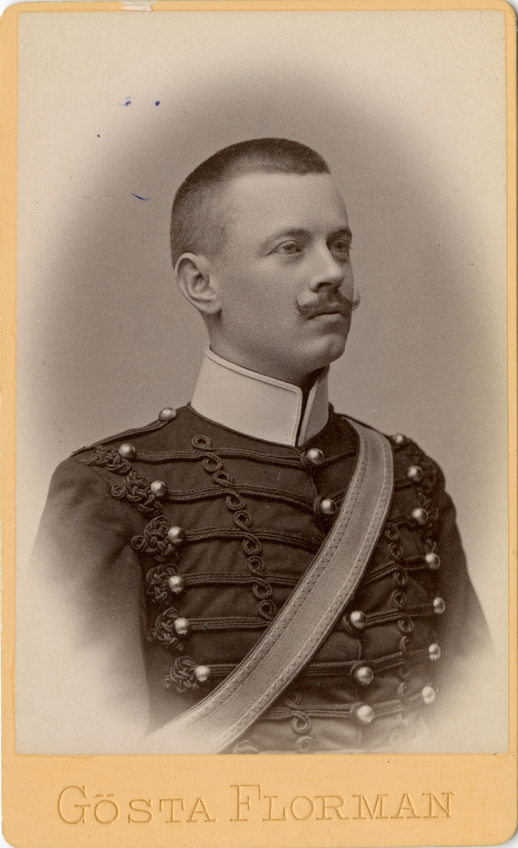 Porträtt av okänd officer vid Wendes artilleriregemente A 3.