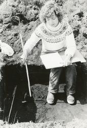 Arkeologiske utgravninger på Fjørtofta. I regi av Petter Dyr