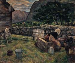 Frå Lærdal [Maleri]