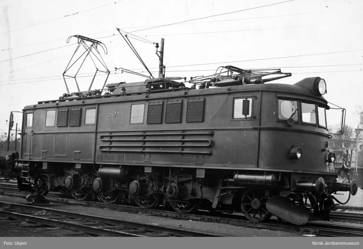 Elektrisk Lokomotiv El 8 Nr. 2067 Som Nytt - Norsk Jernbanemuseum 