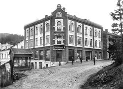 Parti fra Notodden i Telemark. Central Hotel med Notoddens K