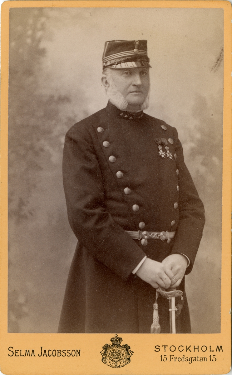 Porträtt av Ludvig Kruse, auditör vid Andra livgardet I 2.
Se även AMA.0007735.