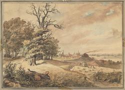 Sundet ved Helsingør [Tegning]