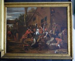 Hollandsk vertshusscene [Oljemaleri]