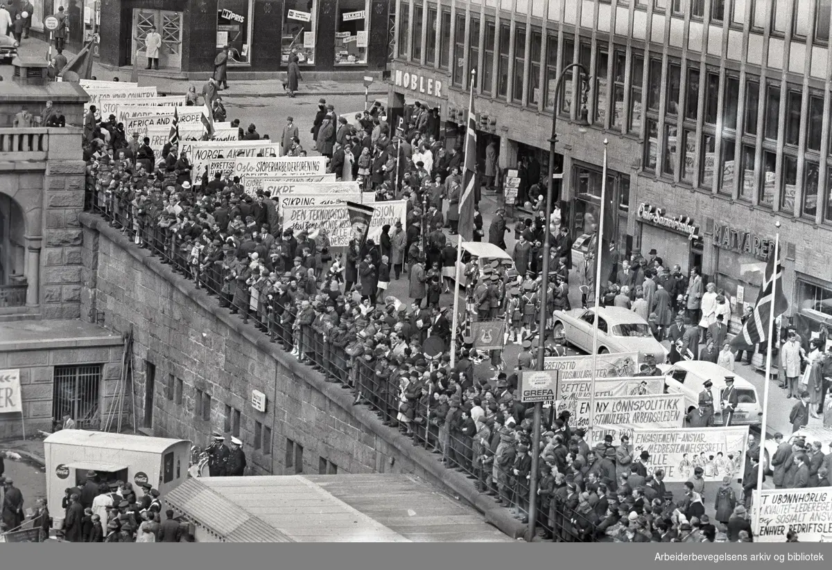 1. mai 1967, Youngstorget.