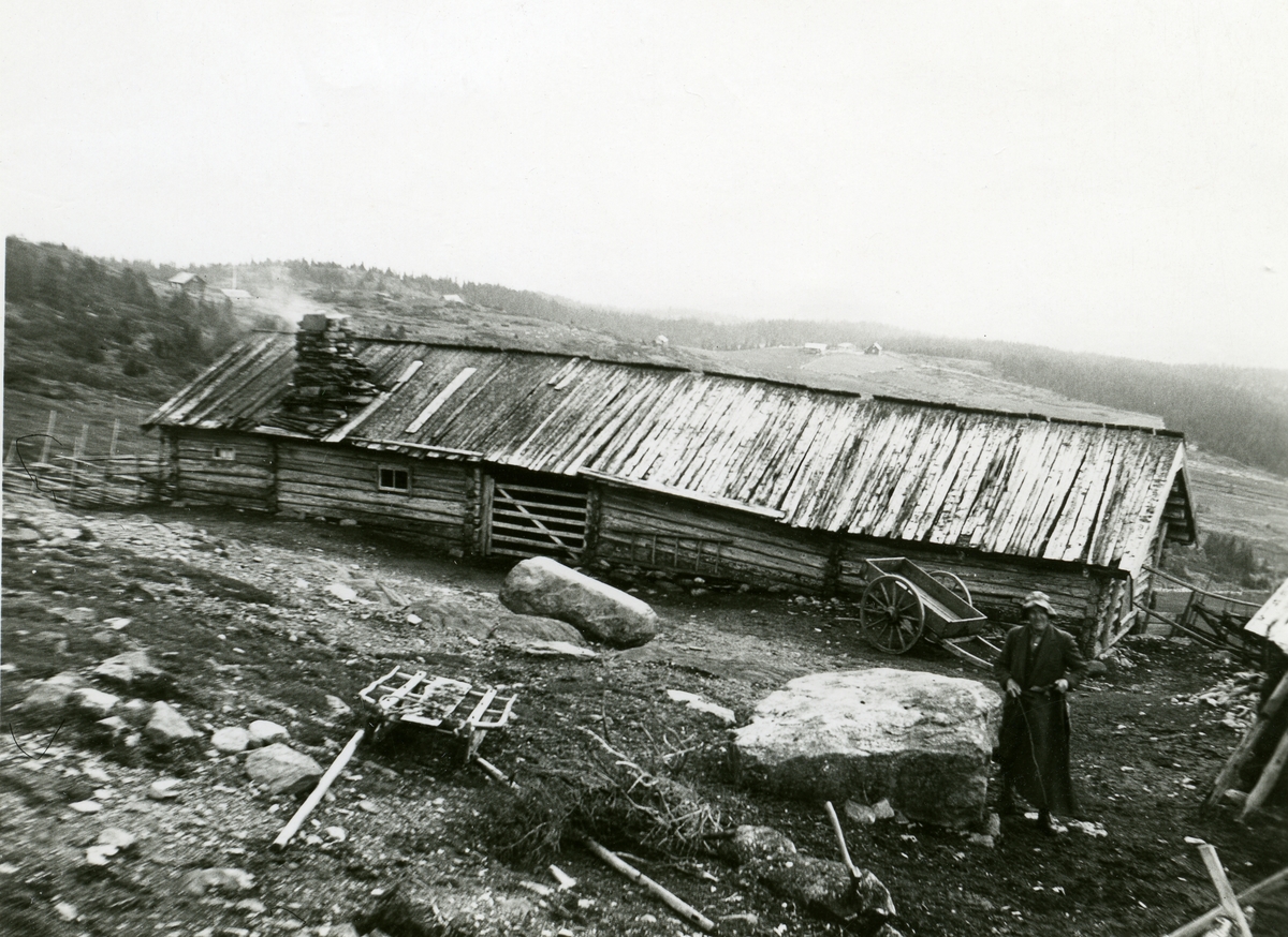 Turibrøtasetre på Ølnesetren i 1920-åra.