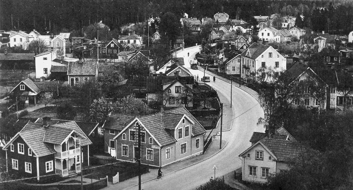 Storgatan i Nybro sedd mot öster.