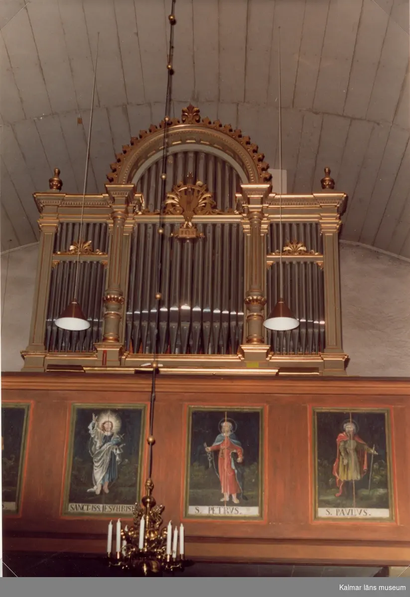 Orgeln i Mortorps kyrka.