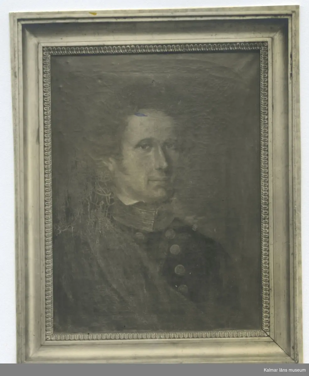 Porträtt av medicine doktor August Wilhelm Brunius. 1795-1867. Provinsialläkare på Öland 1825-55.