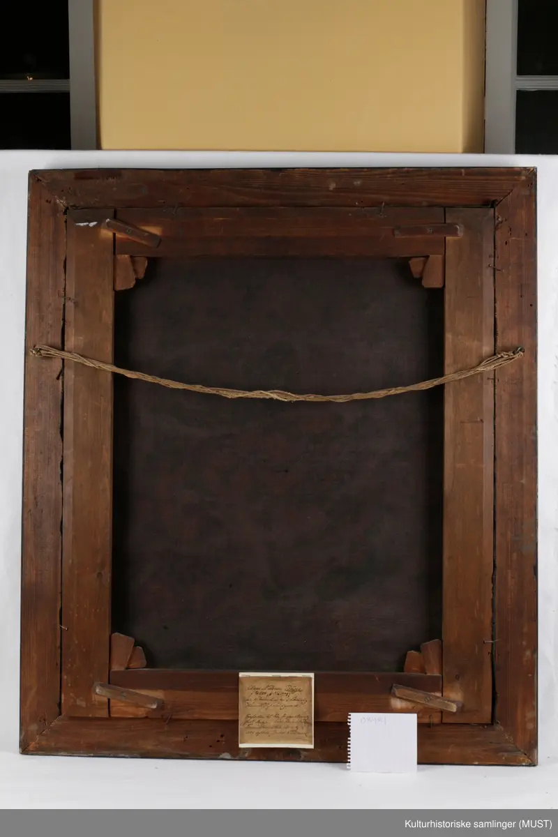 Portrett av Lauritz Claus Nielsen Bugge (1712-1773)
(NB! Hvilket fødselsår er riktig? På lapp bak på maleriet står det 1/11-1714, mens i Ledaal-føreren står det 1712- MJ)