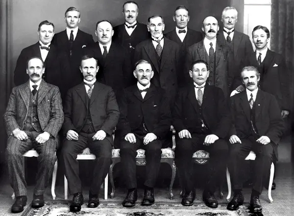 Medlemmer av Varteig herredstyre fra 1946 til 1947. Ordfører