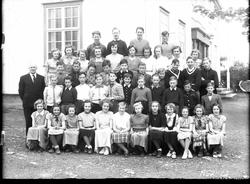 Skolebilde fra folkeskole, Nesheim skole.