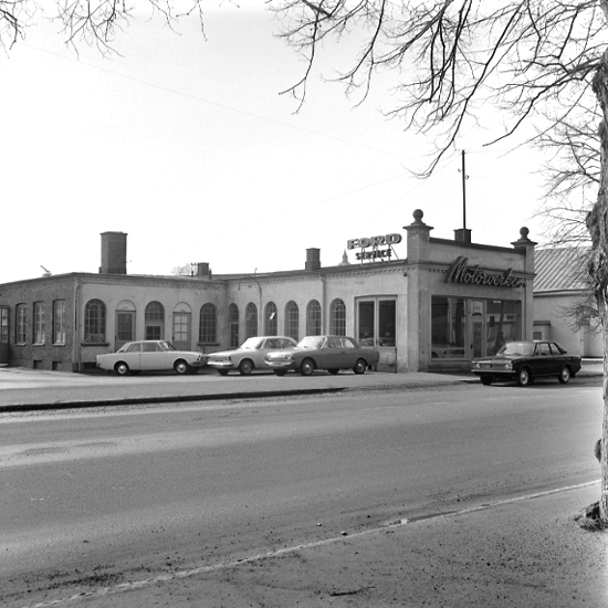 Ford i f.d. Josef Johanssons lokaler, 25/3 1968.