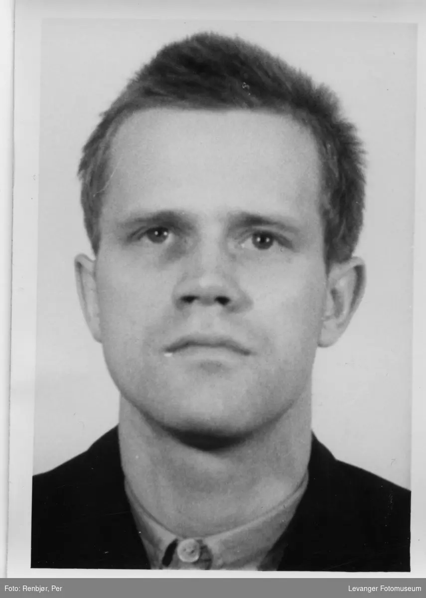 Sigmund Riverud,  medlem av Rinnanbanden, fotografi tatt i forbindelse med rettsaken.