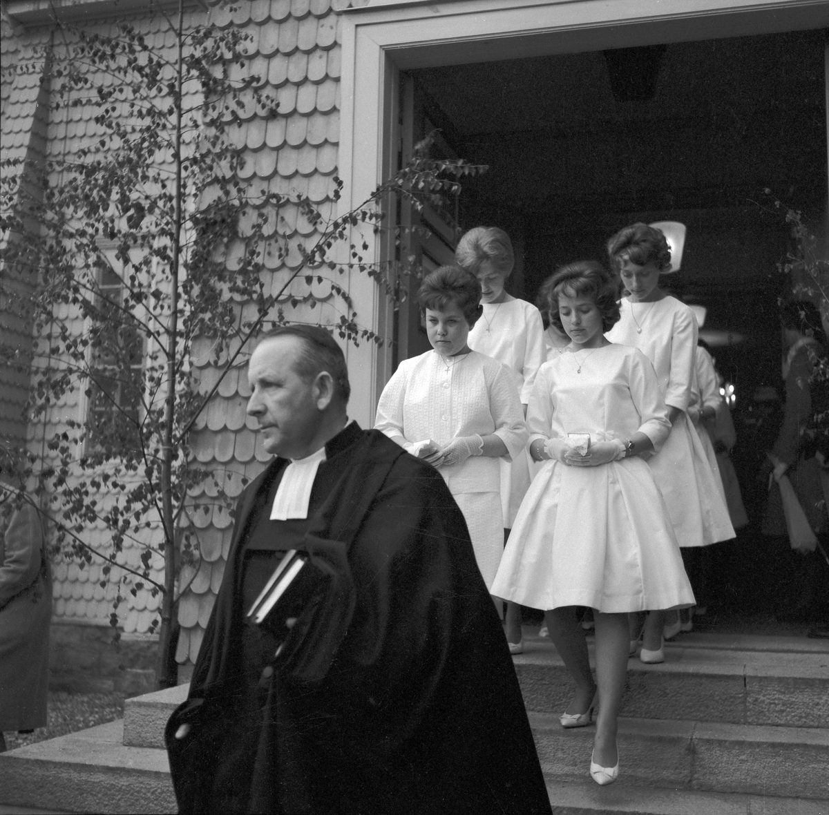 Konfirmation, Bomhus kyrka maj 1961