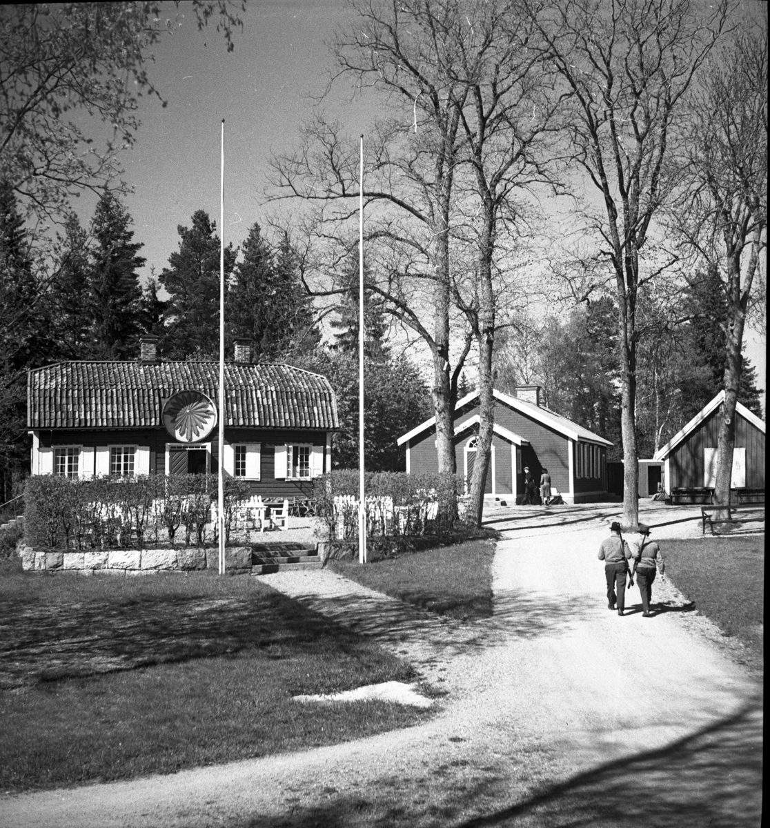 Pavaljongen, Röjningen. 1946

