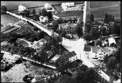 Flyfoto fra Lillo, Østre Toen. Postkort.