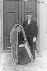 Bryllup, personer, klær.