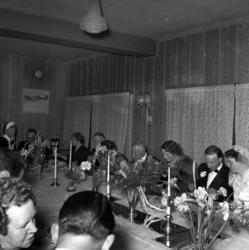 Fra festbordet under et bryllup. Bildet er registrert på nav