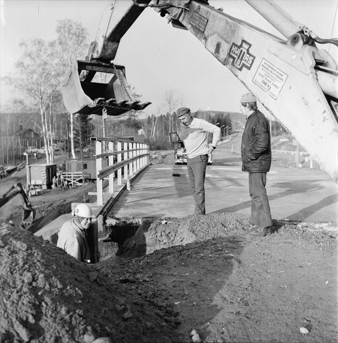 Nya bron i Forsbro.
Oktober 1973