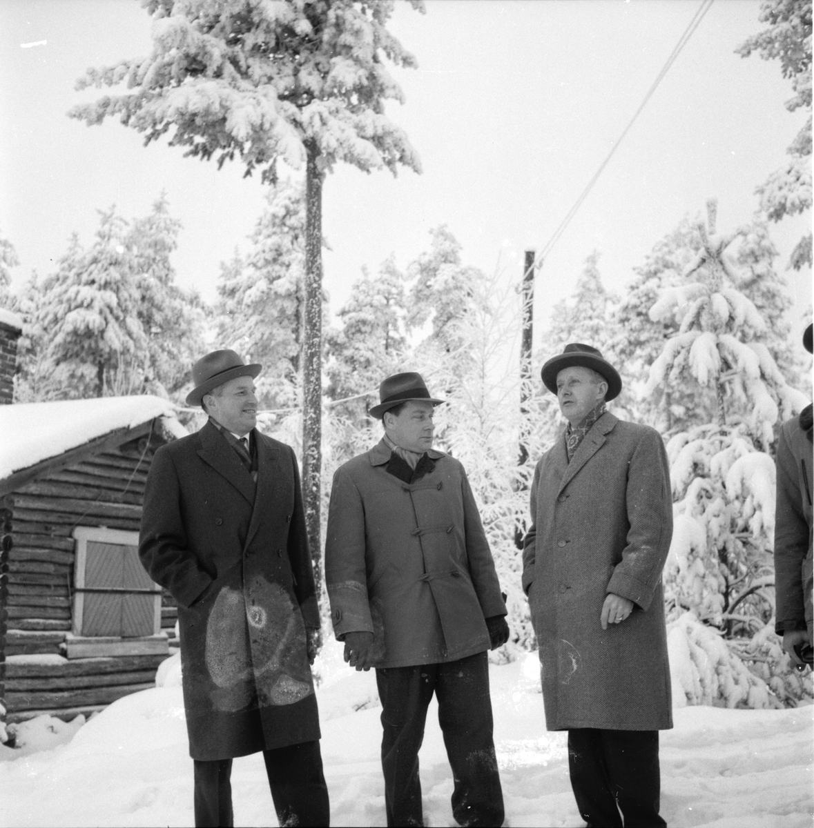 Bollnäs,
Bolleberget,
Finska, Danska gäster,
Tidningsmän,
31 December 1958