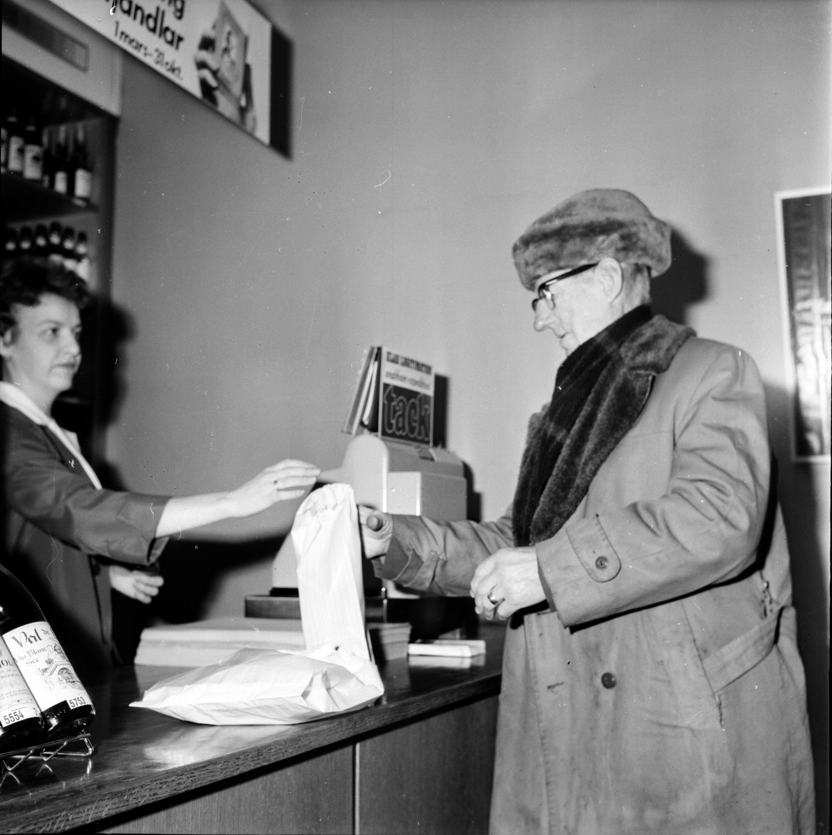 Systemet,
Registreringen i Bollnäsbutiken,
2 Mars 1967