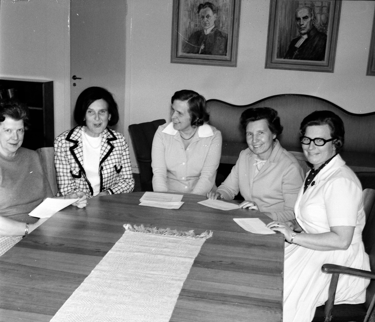 Stiftsgården,
Ärkestiftets kvinnor på kurs,
Maj 1969