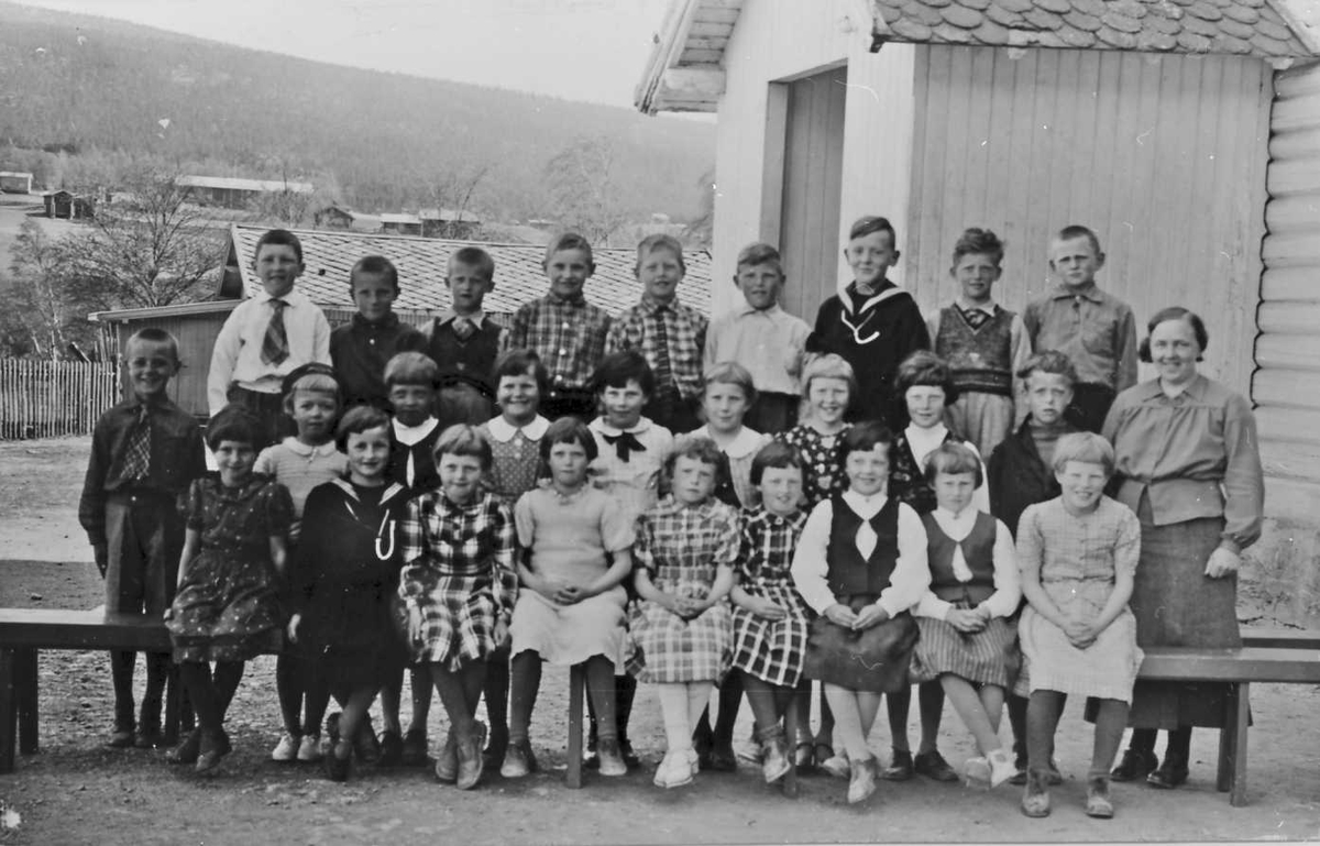 Elever ved Berger skole 1938.