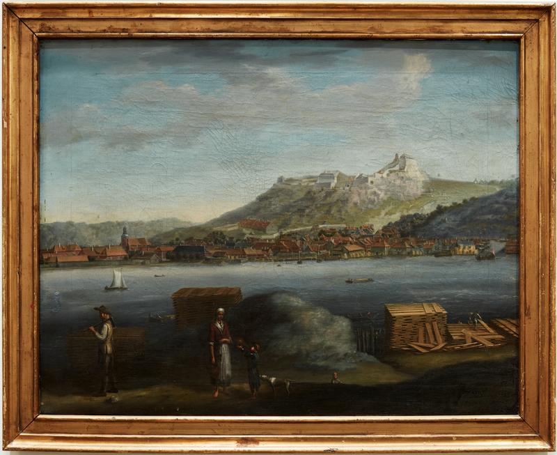 Utsikt over Halden, 1746.