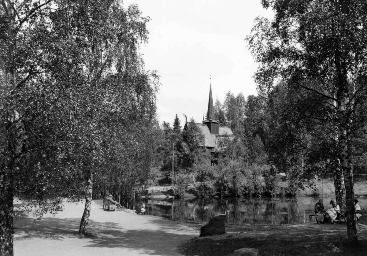 Garmokirka. Nordre tjern.