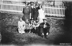 Familiefolk på Verket. Navn - se ringperm