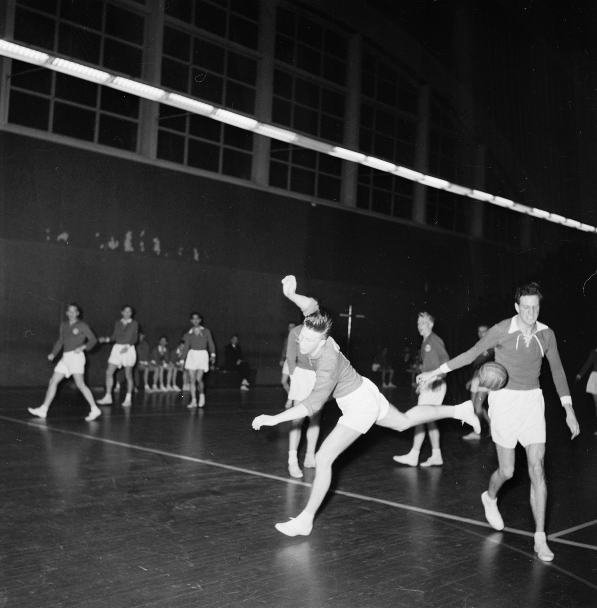 Uppsala Studenters IF, idrottsshow, Uppsala 1954