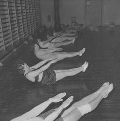 Husmorgymnastikk med Arbeidernes Turnforening