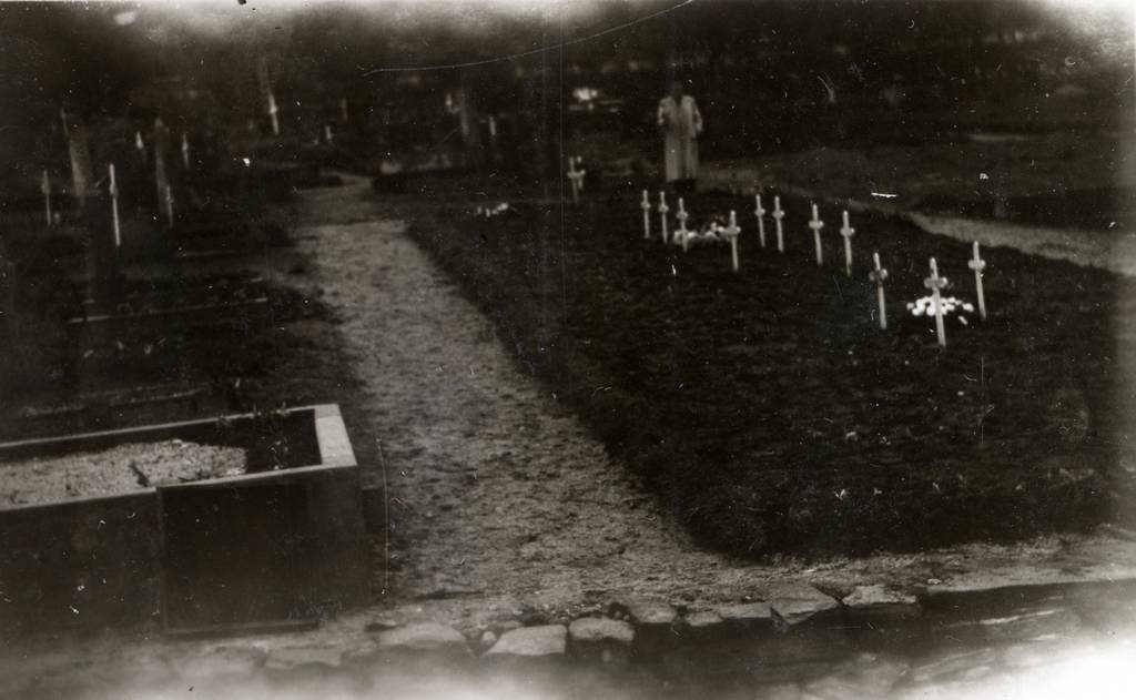 Gravstøtter på kirkegården i Narvik.