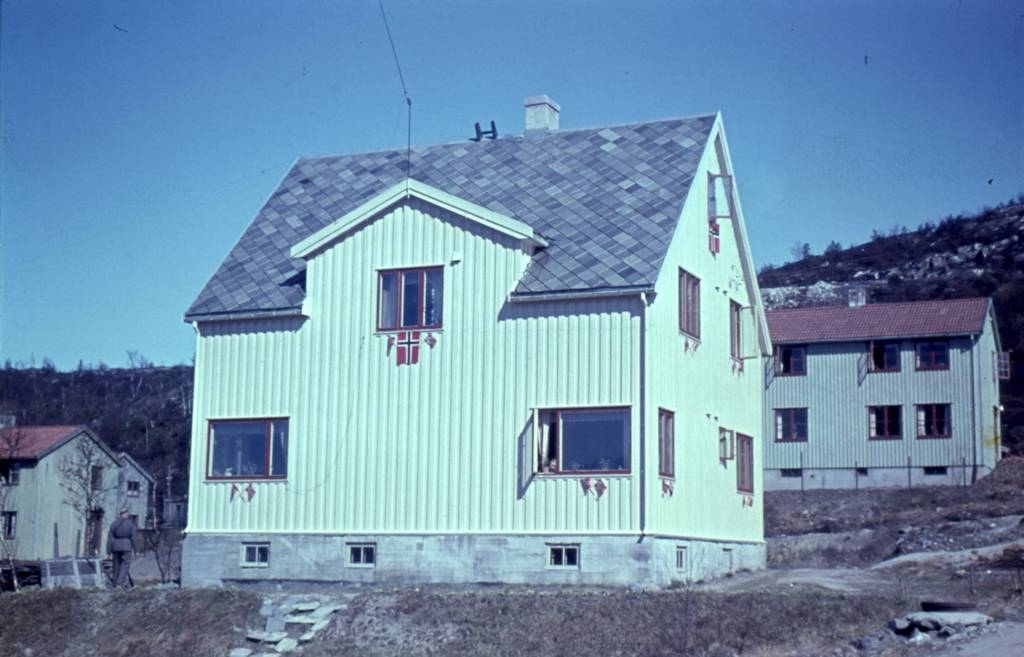 Passkontrolør Karl Strømsnes hus i Furuveien i Narvik.