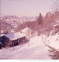 Utsikt fra krysset med Hobbdalsveien og Nedre Sandbakkveien 
