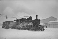 Snøryddingstog på Trondheim stasjon. Sporrenser Rs 16374 tre