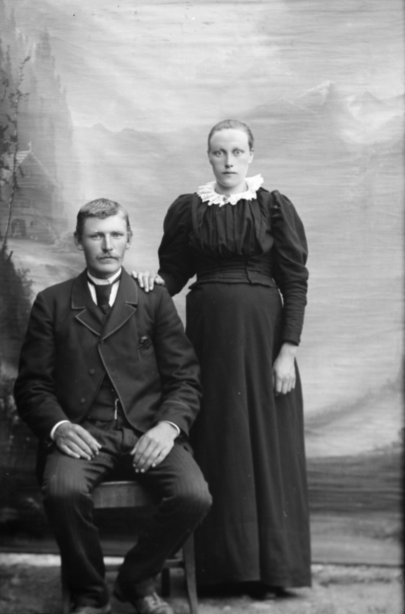 Julius Johansen Ulen og kone, Nord-Fron