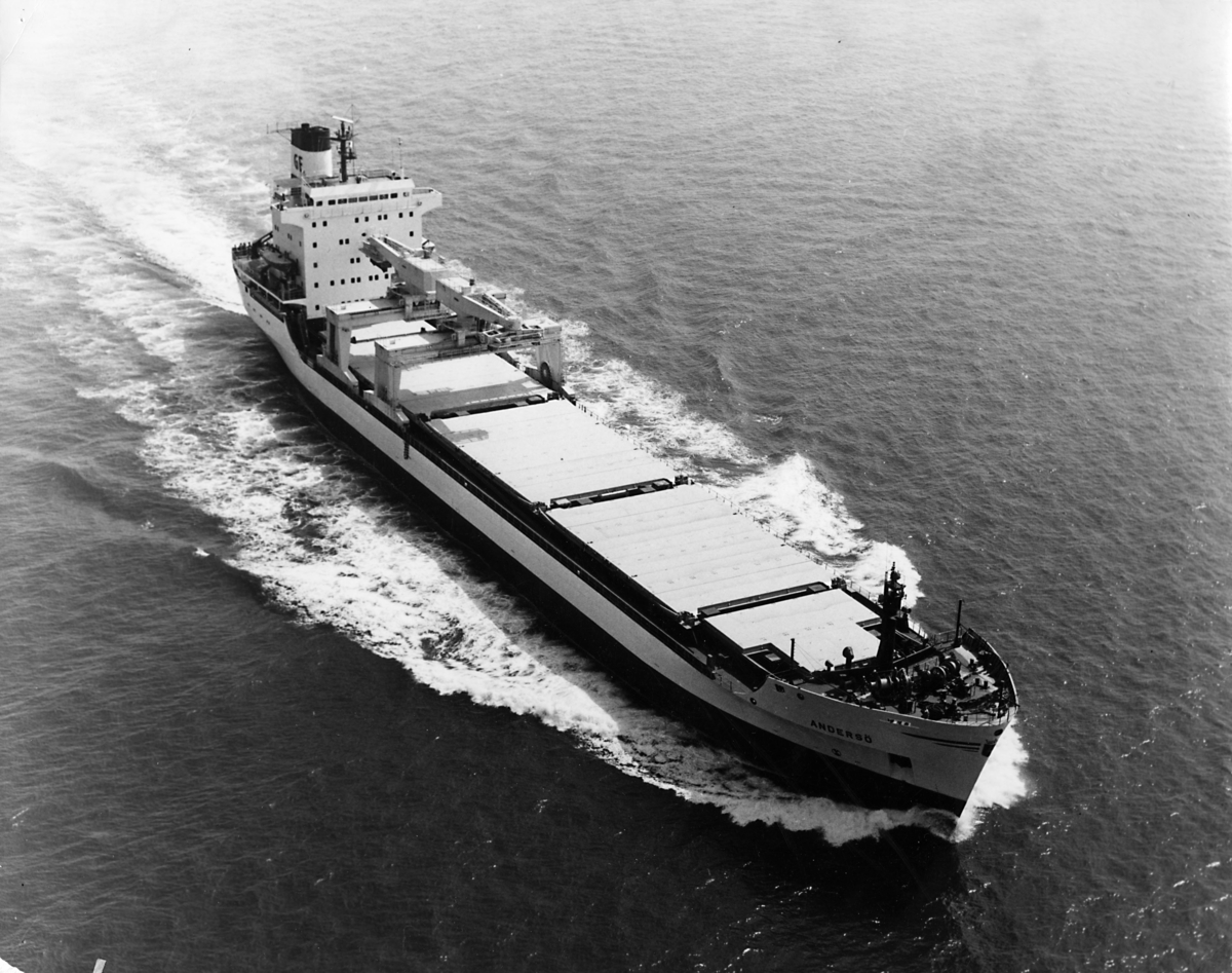 Lastfartyget Andersö ägdes av Rederi AB Gustaf Erikson 1978 - 1986.