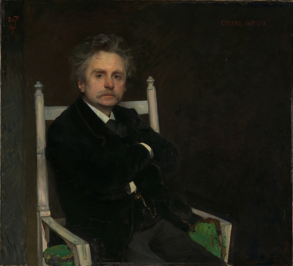 Komponisten Edvard Grieg [Maleri]