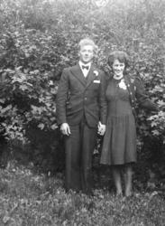 Brudeparet Frits og Amalie Godø