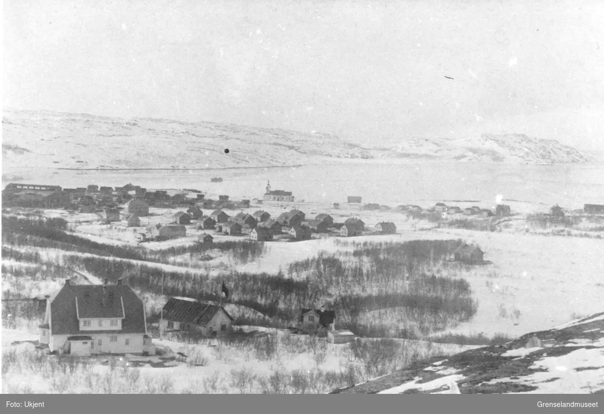 Parti av Kirkenes, 1909. - Grenselandmuseet / DigitaltMuseum