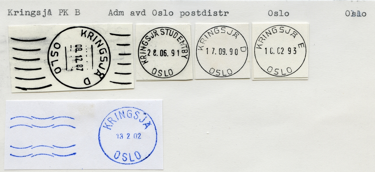 Stempelkatalog  Kreppen, Haugesund, Tysvær, Rogaland