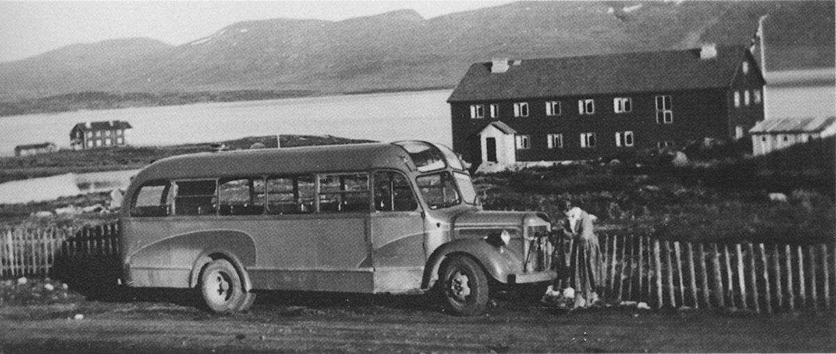 E-15595 var den første bussen på Haugseter sommeren 1954.