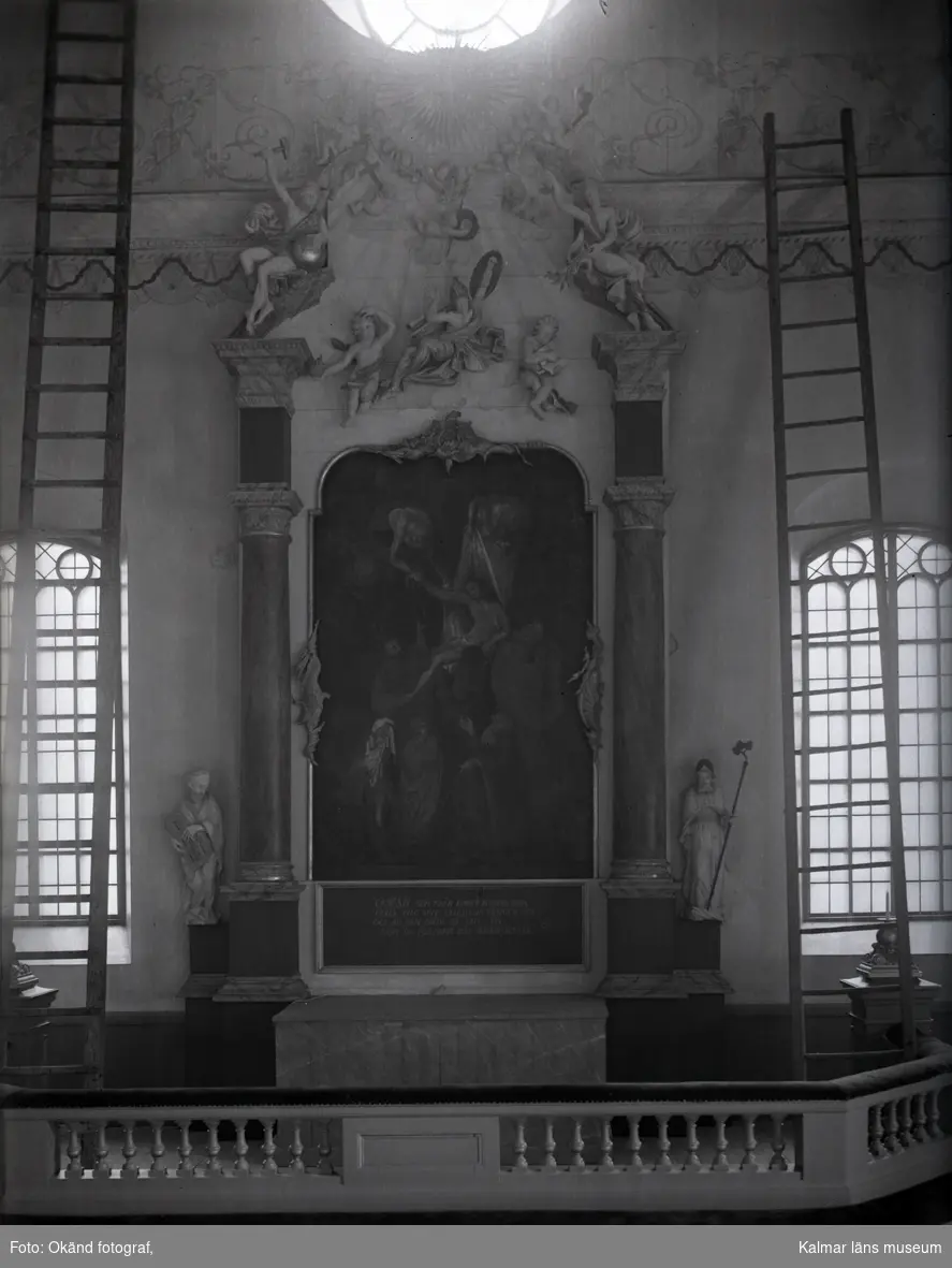 Altaret i Södra Vis kyrka.